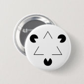 Kanizsa-Dreieck Button (Vorne & Hinten)