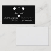 Kanizsa-Dreieck Visitenkarte (Vorne/Hinten)