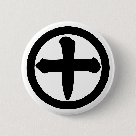 Kanji 10 im Kreis Button (Vorderseite)