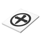 Kanji 10 im Kreis Notizblock (Rotiert)