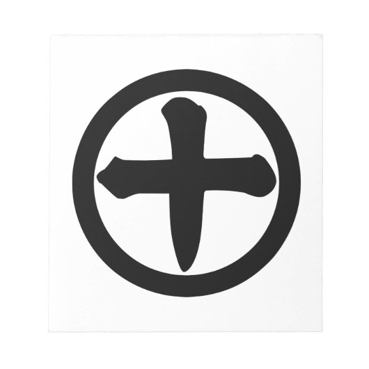 Kanji 10 im Kreis Notizblock (Vorderseite)