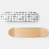 Kanji-alter chinesische Schriftzeichen Skateboard (Horizontal)