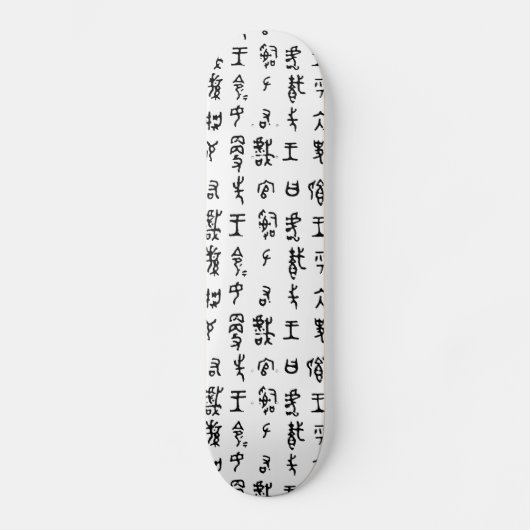 Kanji-alter chinesische Schriftzeichen Skateboard (Vorderseite)