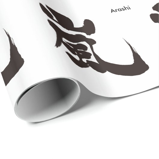 [Kanji] Arashi Geschenkpapier (Rolleneckpunkt)
