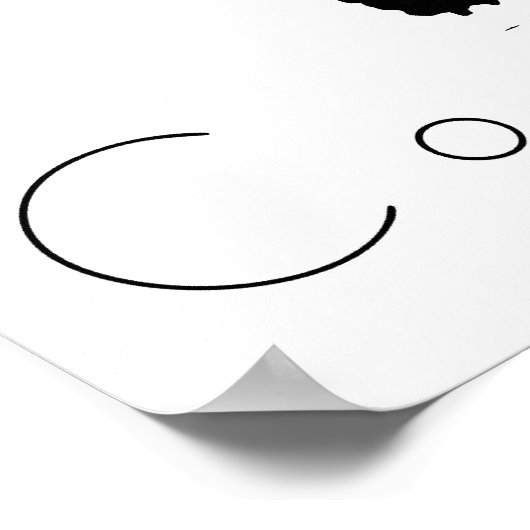 Kanji Art - Glückwunsch Poster (Ecke)