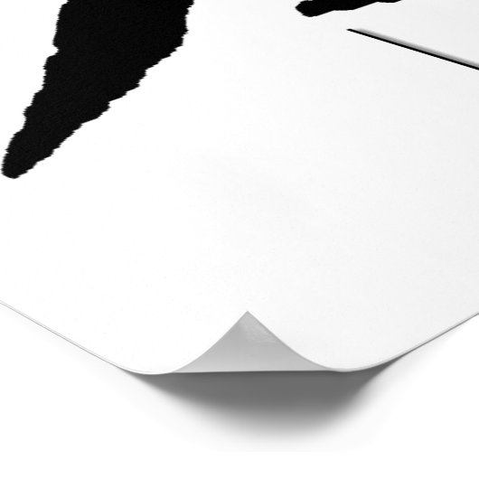 Kanji Art -Liebe01 Poster (Ecke)