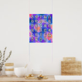 Kanji des Glücks und der Harmonie Poster (Küche)