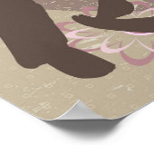 Kanji Design Blume Poster & Prints (Ecke)