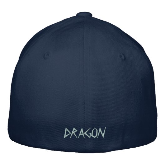 Kanji Dragon Hat Bestickte Kappe (Rückseite)