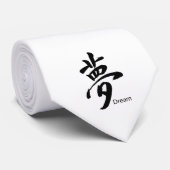 Kanji Dream Symbol Krawatte (Gerollt)