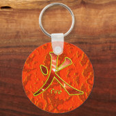 Kanji: Feuer - Schlüsselanhänger (Vorderseite)