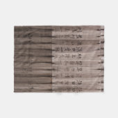 Kanji Fleecedecke (Vorderseite (Horizontal))
