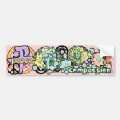 Kanji for Peace-Love-Compassion - Autoaufkleber (Vorne)