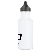 Kanji-Friedenssymbol in Schwarz Trinkflasche (Rechts)