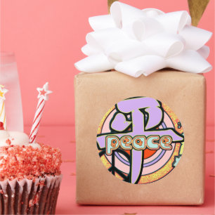 Kanji für Friedensaufkleber Runder Aufkleber