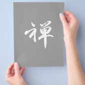 Kanji für "ZEN" Flyer (Hand)
