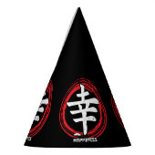 Kanji Glück Japanisch Symbol Kunstsprache Wort Partyhütchen (Links)