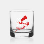 Kanji Goketsu/Hero Japanese Calligraphy Whiskyglas (Vorderseite)
