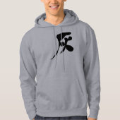 [Kanji] Graufarben Hoodie (Vorderseite)