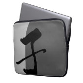 Kanji/Hanzi-Zeichen "Ko" (Kind/Same) Laptop-Hülle Laptopschutzhülle (Vorderseite Links)