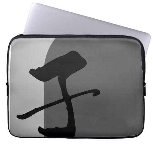 Kanji/Hanzi-Zeichen "Ko" (Kind/Same) Laptop-Hülle Laptopschutzhülle (Vorderseite)