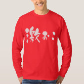 [Kanji + Hiragana] wütend Langärmel T-Shirt (Vorderseite)