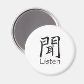 Kanji hören magnet (Vorderseite/Rückseite)