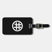 Kanji I im Kreis Gepäckanhänger (Vorderseite horizontal)
