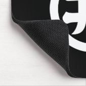 Kanji I im Kreis Mousepad (Ecke)