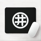Kanji I im Kreis Mousepad (Mit Mouse)