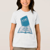 Kanji Japanischer Text lesen Tri-Blend Shirt (Vorderseite)