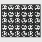Kanji Jo im Kreis Geschenkpapier (Flach)