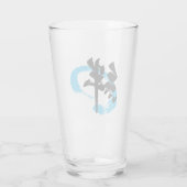 Kanji Kizuna/Bond Japanese Calligraphy Glas (Rückseite)