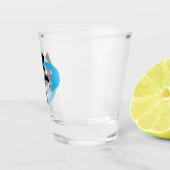 Kanji Kizuna/Bond Japanese Calligraphy Schnapsglas (Rechts)