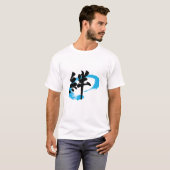 Kanji Kizuna/Bond Japanese Calligraphy T-Shirt (Vorne ganz)
