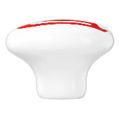 Kanji Knöpfe für delikate Rote Keramik Keramikknauf (Seitenansicht)