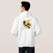 Kanji Kobo/Light Beam Japanese Calligraphy Hoodie (Schwarz voll)