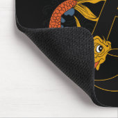 Kanji Koi Fisch-Freund Mousepad (Ecke)