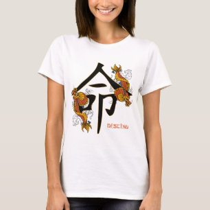 Kanji Koi Fisch-Schicksal T-Shirt