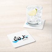 Kanji Kojo/Improve Japanese Calligraphy Rechteckiger Pappuntersetzer (Vor Ort)