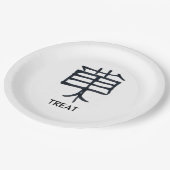 Kanji Leckerei große Teller (Schrägansicht)