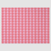 Kanji Leckerei rotes Pink-Papiertaschpapier Seidenpapier (Vorderseite)