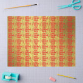 Kanji Leckerei Rotgold Venengewebe Seidenpapier (Basteln)