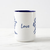 Kanji Liebe benutzerdefinierte Tasse (Mittel)