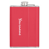 Kanji-Liebe, benutzerdefinierter Monogramm-Kolben Flachmann (Rückseite)