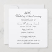 Kanji Liebe Design Jubiläum Party Einladung (Rückseite)