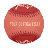 Kanji-Liebe für benutzerdefinierte Text- und Farbb Baseball (Vorderseite)