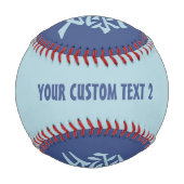 Kanji-Liebe für benutzerdefinierte Text- und Farbb Baseball (Rückseite)