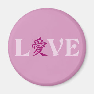 Kanji-Liebe-Magnet Magnet