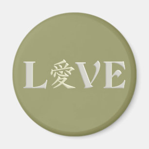 Kanji-Liebe-Magnet Magnet